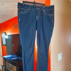 Torrid Dark blue skinny jeans 14T